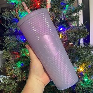 Berry white Starbucks Studded Tumbler - new